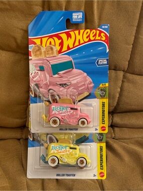 Hot Wheels Roller Toaster Kids Toy Vehicle - Pink
